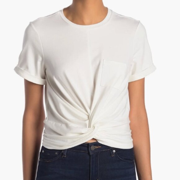 American Eagle Outfitters Tops - American Eagle Outfitters | White Tee Shirt with Chest Pocket | Great Condition